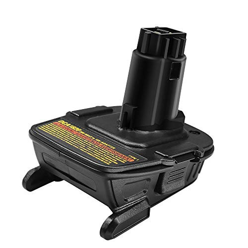 Replacement DCA1820 Dewalt 20V Battery Adapter for Dewalt 18V Tools Compatible with 20V MAX XR Lithium Battery DCB200 DCB201 DCB203 DCB203BT DCB204 DCB205 DCB206 Replacement DCA1820 Dewalt 20V Battery Adapter for Dewalt 18V Tools Compatible with 20V MAX XR Lithium Battery DCB200 DCB201 DCB203 DCB203BT DCB204 DCB205 DCB206