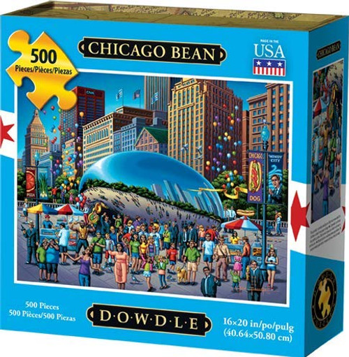 Dowdle Jigsaw Puzzle - Chicago Bean - 500 Piece