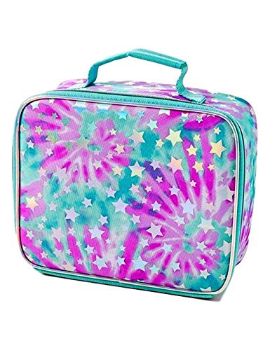 Justice Lunch Tote Foil Star Tie Dye