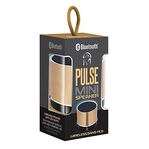 Mental Beats Bluetooth Wireless Pulse Mini Speaker - Gold