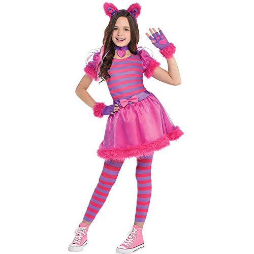 Amscan 847896 Girls Cheshire Cat Costume - Large (12-14)
