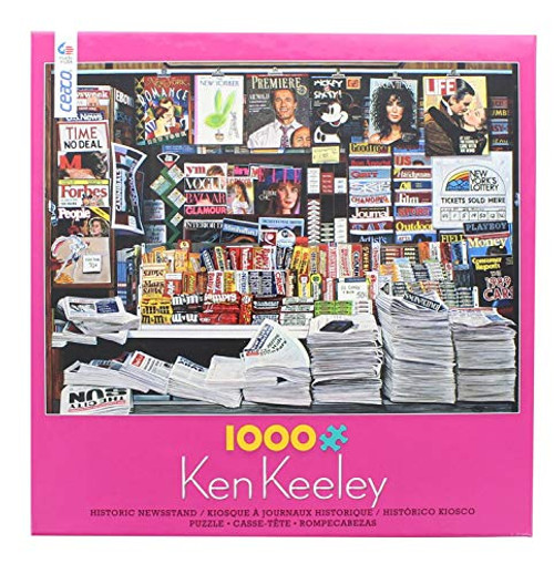 Toynk Ken Keeley Historic Newsstand 1000 Piece Jigsaw Puzzle
