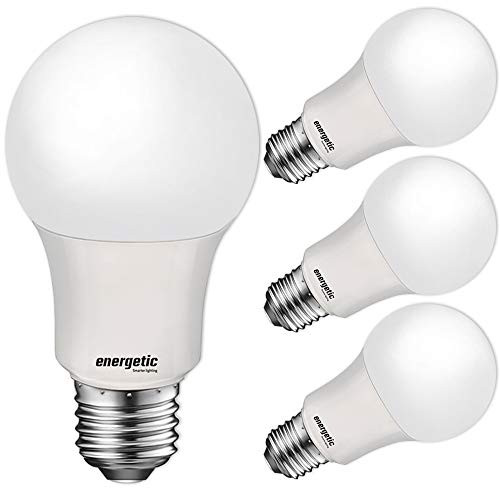 60W Equivalent A19 LED Light Bulb, Soft White 2700K, E26 Standard Base, UL Listed, Non-Dimmable LED Light Bulb, 4 Pack