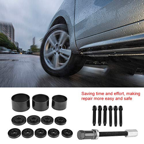 Qiilu Car Front Wheel Bearing Removal Tool Drive Hub Bearing Removal Tool Puller Kit
