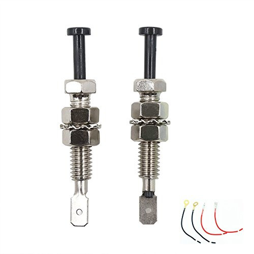 CarBest 2Pcs Adjustable Car Auto Trunk Alarm Security Hood Door Pin Switchs | Car Alarm Switch
