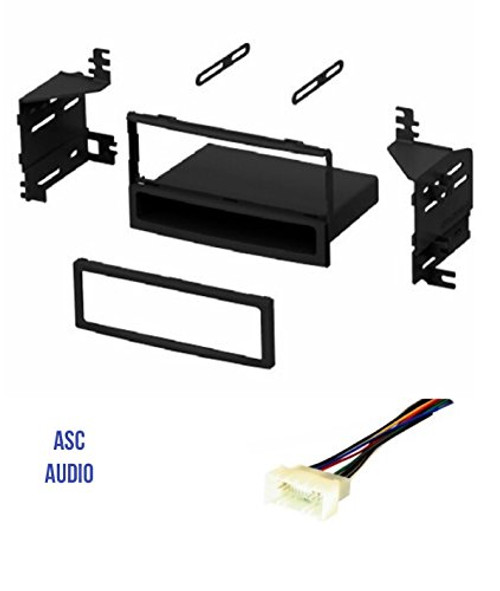 ASC Audio Car Stereo Radio Dash Kit and Wire Harness for installing a Single Din Radio for select Hyundai Kia Vehicles - Vehicles Listed Below