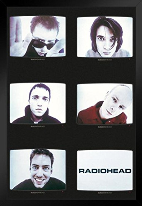 Pyramid America Radiohead TVs Black Wood Framed Poster 14x20