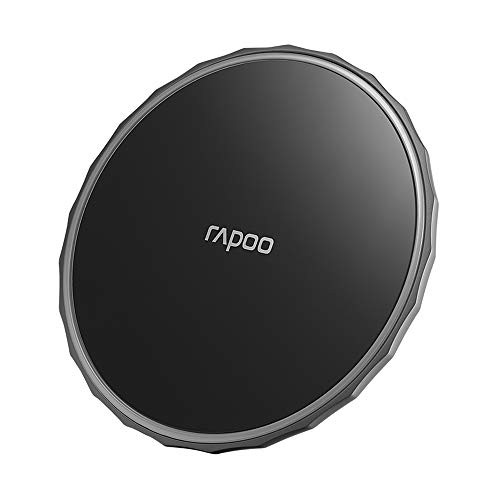 Rapoo Wireless Charger 10W Max Fast Charging Pad Compatible with iPhone 11/11 Pro/11 Pro Max/XS MAX/XR/XS/X/8, Samsung Galaxy 10/S10/S9/S8 Note 10