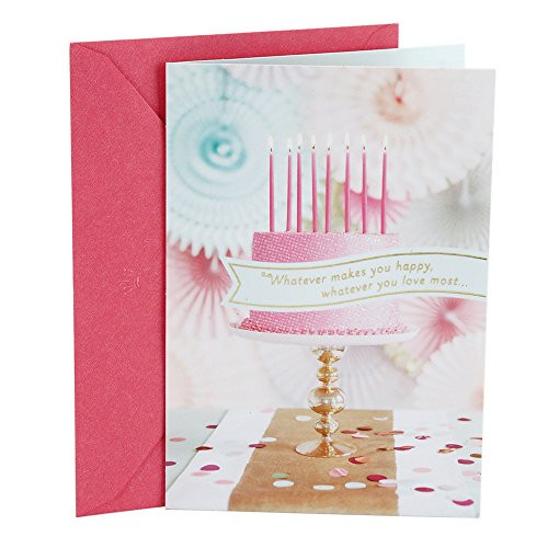 Hallmark Birthday Greeting Card for Her (Fancy Cake)