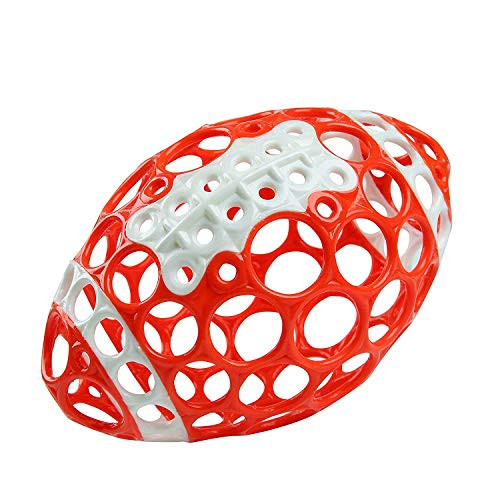 Bright Starts Oball Grasp & Play Football Easy-Grasp Toy - Red/White