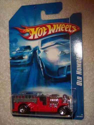 Hot Wheels Red Old Number 5.5 2006-191 Collectible Collector 1:64 Scale Die Cast Car Mattel