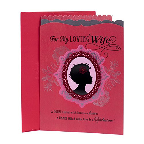Hallmark Mahogany Valentine's Day Card for Wife (Cameo) Hallmark Mahogany Valentine's Day Card for Wife (Cameo)