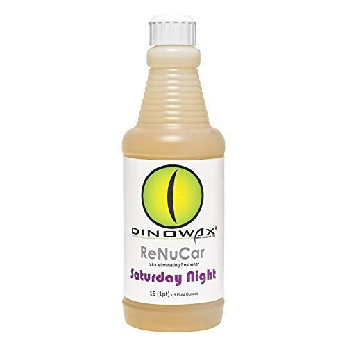 Dinowax ReNuCar- SaturdayNight | Odor Eliminator | Automotive Fragrance | Professional-Grade (16 Oz) Dinowax ReNuCar- SaturdayNight | Odor Eliminator | Automotive Fragrance | Professional-Grade (16 Oz)