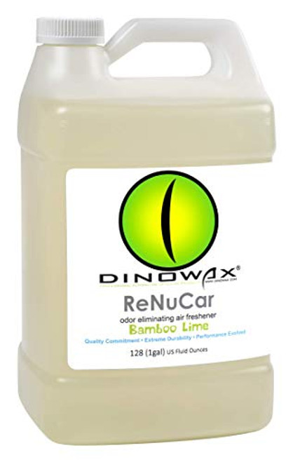 Dinowax ReNuCar- BambooLime | Odor Eliminator | Automotive Fragrance | Professional-Grade (128 Oz) Dinowax ReNuCar- BambooLime | Odor Eliminator | Automotive Fragrance | Professional-Grade (128 Oz)