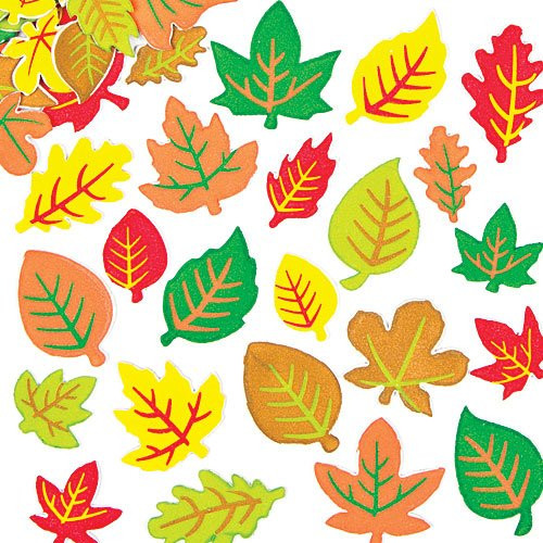 Baker Ross Leaf Foam Stickers for Children to Decorate Fall Cards and Collage (Pack of 144) Baker Ross Leaf Foam Stickers for Children to Decorate Fall Cards and Collage (Pack of 144)