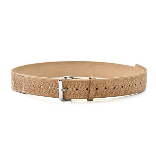 Style N Craft 94-054L Extra Long Embossed Grain Leather 2-Inch Wide Work Belt