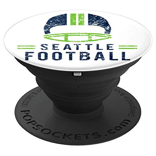 Retro Seattle Football PopSockets Grip and Stand for Phones and Tablets