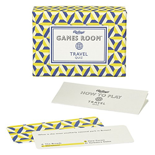 Ridley's Travel Quiz Card Game for Kids and Adults