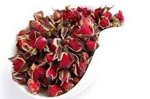 Organic Red Rose Tea - Whole Flower - Herbal - Decaffeinated - 100% Pure Grade A Tea (5 Ounce)