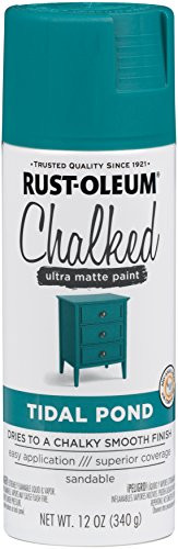 Rust-Oleum 302597 Series Chalked Ultra Matte Spray Paint, Tidal Pond