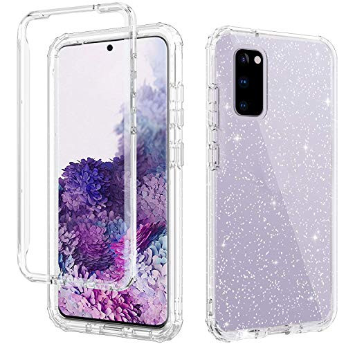 Galaxy S20 Case,Samsung S20 Case,Casewind Samsung Galaxy S20 Case Crystal Glitter 2 in 1 Hard PC & Soft Silicone Hybrid Shockproof Anti Scratch Bumper Protective Phone Case for Galaxy S20 6.2", Clear Galaxy S20 Case,Samsung S20 Case,Casewind Samsung Galaxy S20 Case Crystal Glitter 2 in 1 Hard PC & Soft Silicone Hybrid Shockproof Anti Scratch Bumper Protective Phone Case for Galaxy S20 6.2", Clear