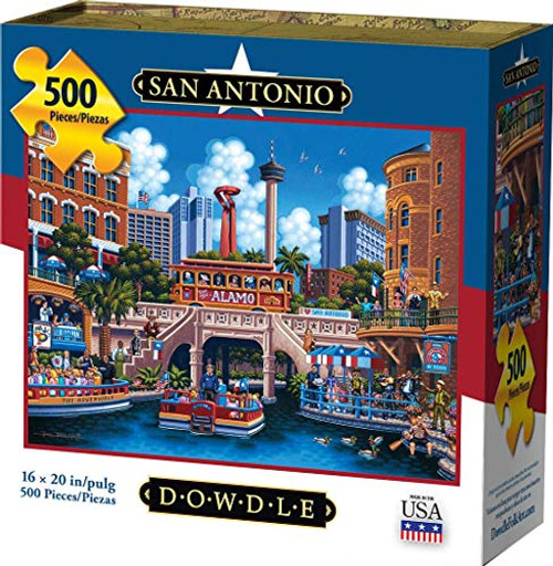 Dowdle Jigsaw Puzzle - San Antonio - 500 Piece Dowdle Jigsaw Puzzle - San Antonio - 500 Piece