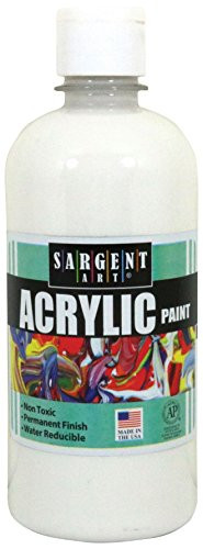 Sargent Art 24-2496 16-Ounce Acrylic Paint, White