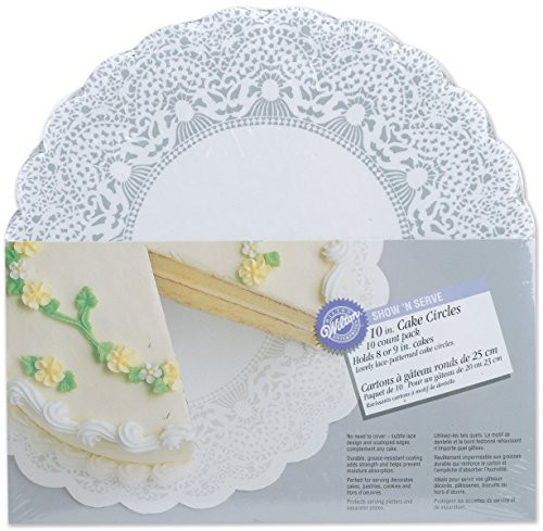 Wilton Show 'N Serve Cake Boards-10 Circle 10/Pkg