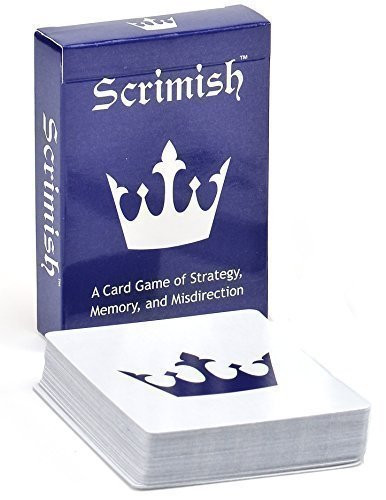 Nexci Scrimish Strategy Card Game - Easy to Learn Portable Game for All Ages. 2 Players. (Blue/Red 1 Pack)