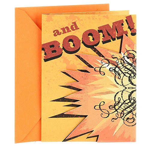 Hallmark Birthday Greeting Card for Him (Boom)