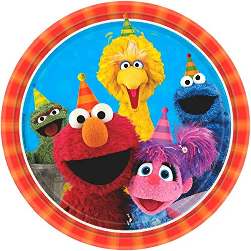 Round Plates | Sesame Street® Collection | Party Accessory | 48 Ct.