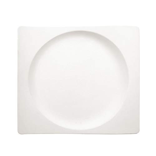 Villeroy & Boch New Wave Rectangular Move Plate, 11.25 x 12.5 in, White