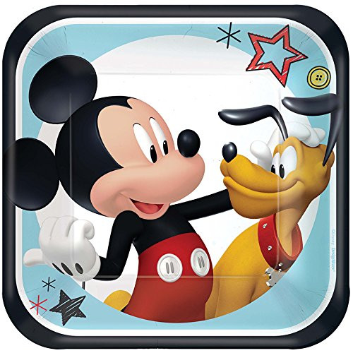 Mickey On The Go Paper Dessert Plates (8 ct)