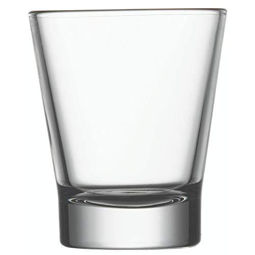 3 oz Perfetto Dessert Shot Glass - 2 1/4" x 2 1/4" x 2 3/4" - 6 count box - Restaurantware (RWG0111)