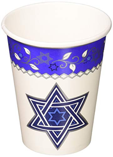 Amscan 581764 Joyous Hanukkah Cups, 9 oz., 8 Ct.