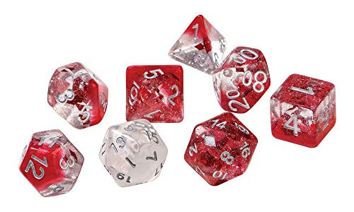 Diamonds Set of 7 RPG Dice