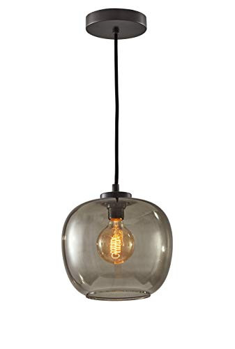 Adesso Home 3435-01 Transitional One Light Floor Lamp from Ashton Collection Finish, 9.00 inches, Matte Black