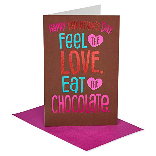 American Greetings Valentine's Day Card (Chocolate)
