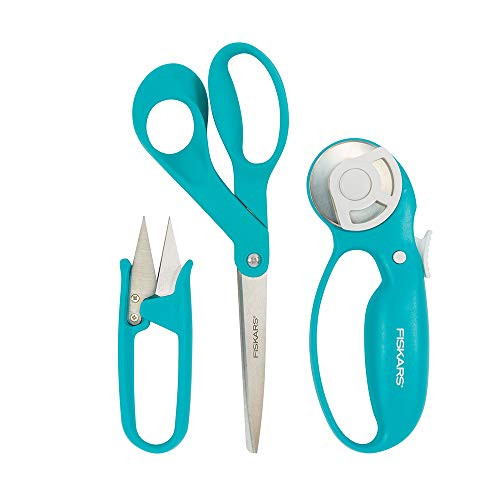 Fiskars Garment Making Starter Kit (3pc), Turquoise 3 Count