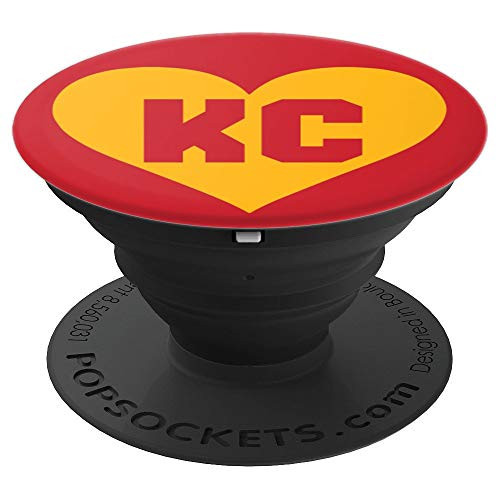 I Love Kansas City - KC Football Fan Gift PopSockets Grip and Stand for Phones and Tablets I Love Kansas City - KC Football Fan Gift PopSockets Grip and Stand for Phones and Tablets