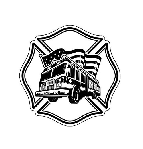 WickedGoodz Firefighters Emblem Vinyl Decal - Fire Department Bumper Sticker - Perfect for Laptops Tumblers Windows Cars Trucks Walls Cups WickedGoodz Firefighters Emblem Vinyl Decal - Fire Department Bumper Sticker - Perfect for Laptops Tumblers Windows Cars Trucks Walls Cups