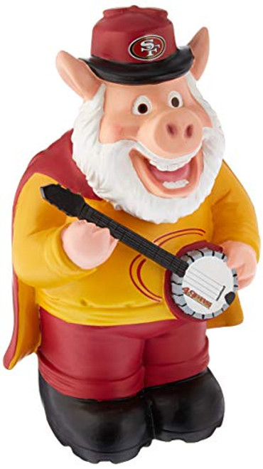 FOCO NFL San Francisco 49ers Piggy BankCaricature Style, Team Colors, One Size FOCO NFL San Francisco 49ers Piggy BankCaricature Style, Team Colors, One Size