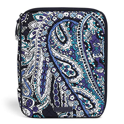 Vera Bradley Signature Cotton Tablet Organizer, Deep Night Paisley