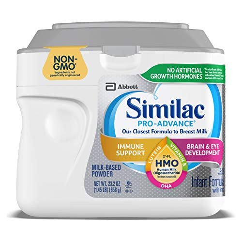 Similac Pro-Advance Non-GMO Infant Formula with Iron, with 2'-FL HMO, for Immune Support, Baby Formula, Powder, 23.2 Ounce