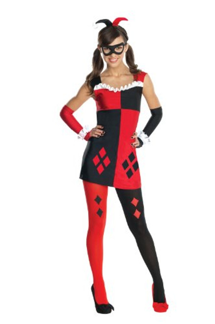 Rubies DC Super Villains Harley Quinn Tween Costume, Medium Rubies DC Super Villains Harley Quinn Tween Costume, Medium