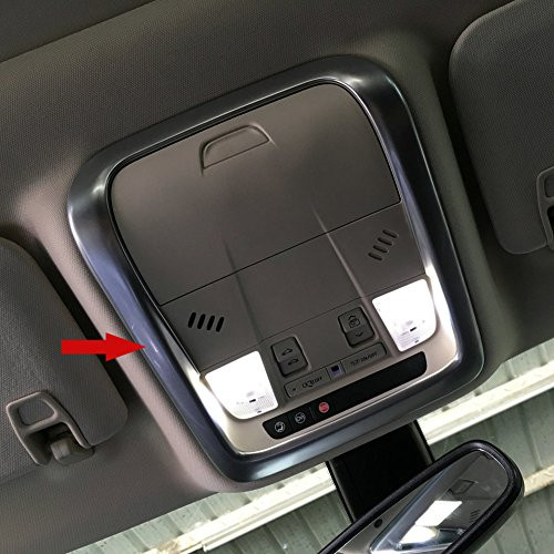 Generic Matte ABS Car Front Reading Light Ceilling Map Frame Trim For Cadillac XT5 2016 2017 2018