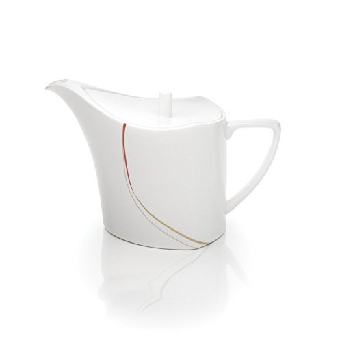 Mikasa Modernist Red Tea Server, 35-Ounce