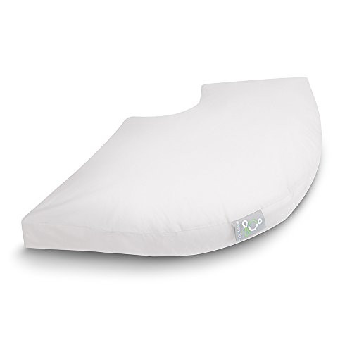 Sleep Yoga PC-SY06_WHT_TW 2-Pack Cover Case Side Sleeper Pillow (White), Standard