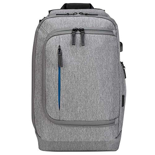 Targus CityLite Pro Modern Premium Convertible Backpack for 15.6-Inch Laptop, Grey (TSB939GL)