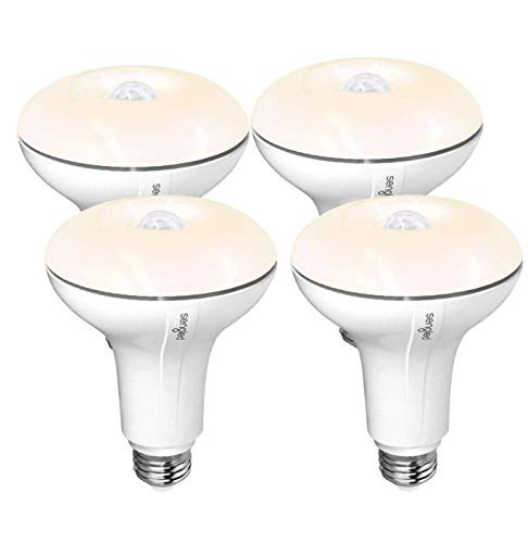 Sengled Smartsense Motion Sensor Light Bulb 2700K Soft White Auto on Off Motion Activated LED Bulb BR30 65W Equivalent Closet Basement Porch Hallway Indoor Use Bulbs, 4 Pack